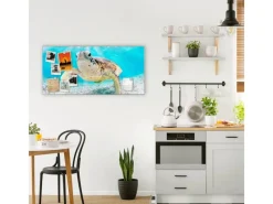 Discount Banjado Magnettafel 78x37cm Magnetwand Silber Aus Metall Magnetpinnwand Pinnwand Inkl. 4 Magnete Motiv Elvis