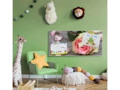 Sale Banjado Magnettafel 78x37cm Magnetwand Weiß Aus Metall Magnetpinnwand Pinnwand Inkl. 4 Magnete Motiv Rosa Rose