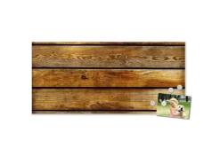 Hot Banjado Magnettafel 78x37cm Magnetwand Weiß Aus Metall Magnetpinnwand Pinnwand Inkl. 4 Magnete Motiv Holzbretter