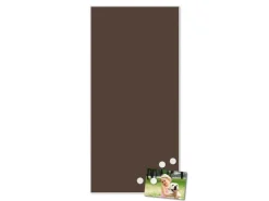 New Banjado Magnettafel 37x78cm Magnetwand Weiß Aus Metall Magnetpinnwand Pinnwand Inkl. 4 Magnete Motiv Schokobraun