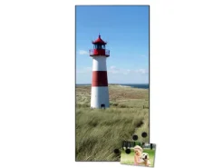 Outlet Banjado Magnettafel 37x78cm Magnetwand Schwarz Aus Metall Magnetpinnwand Pinnwand Inkl. 4 Magnete Motiv Leuchtturm