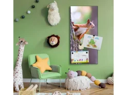 Clearance Banjado Magnettafel 37x78cm Magnetwand Schwarz Aus Metall Magnetpinnwand Pinnwand Inkl. 4 Magnete Motiv Eichhörnchen