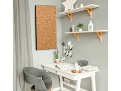 Online Banjado Magnettafel 37x78cm Magnetwand Schwarz Aus Metall Magnetpinnwand Pinnwand Inkl. 4 Magnete Motiv Kork