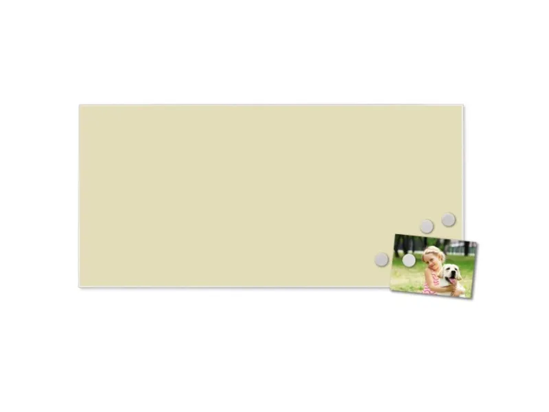 Best Banjado Magnettafel 78x37cm Magnetwand Weiß Aus Metall Magnetpinnwand Pinnwand Inkl. 4 Magnete Motiv Beige