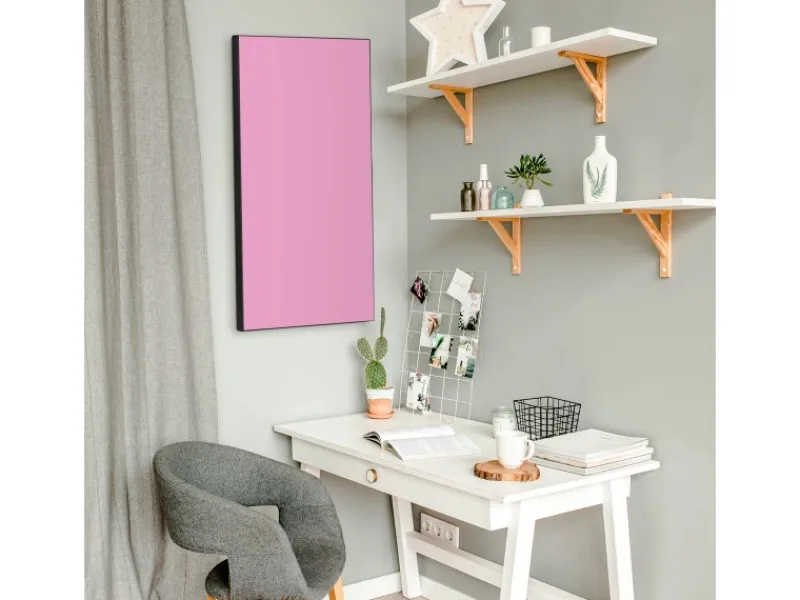 Best Banjado Magnettafel 37x78cm Magnetwand Schwarz Aus Metall Magnetpinnwand Pinnwand Inkl. 4 Magnete Motiv Rose