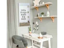 New Banjado Magnettafel 37x78cm Magnetwand Weiß Aus Metall Magnetpinnwand Pinnwand Inkl. 4 Magnete Motiv Little Things