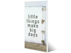 New Banjado Magnettafel 37x78cm Magnetwand Weiß Aus Metall Magnetpinnwand Pinnwand Inkl. 4 Magnete Motiv Little Things