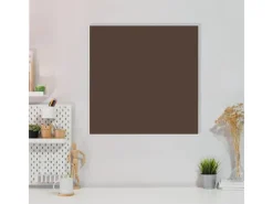 Hot Banjado Magnettafel 50x50cm Magnetwand Weiß Aus Metall Magnetpinnwand Pinnwand Inkl. 4 Magnete Motiv Schokobraun