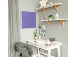 Online Banjado Magnettafel 50x50cm Magnetwand Weiß Aus Metall Magnetpinnwand Pinnwand Inkl. 4 Magnete Motiv Lavendel