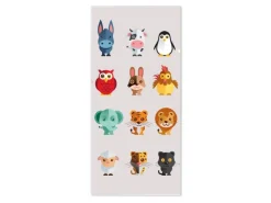 Banjado Magnettafel 37x78cm Magnetwand Weiß Aus Metall Magnetpinnwand Pinnwand Inkl. 4 Magnete Motiv Freunde