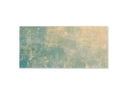 Banjado Magnettafel 78x37cm Magnetwand Weiß Aus Metall Magnetpinnwand Pinnwand Inkl. 4 Magnete Motiv Patina Grün