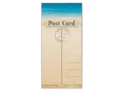 Hot Banjado Magnettafel 37x78cm Magnetwand Silber Aus Metall Magnetpinnwand Pinnwand Inkl. 4 Magnete Motiv Postkarte