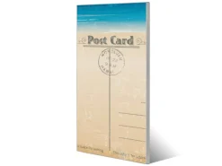 Hot Banjado Magnettafel 37x78cm Magnetwand Silber Aus Metall Magnetpinnwand Pinnwand Inkl. 4 Magnete Motiv Postkarte