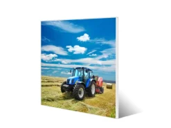 Clearance Banjado Magnettafel 50x50cm Magnetwand Weiß Aus Metall Magnetpinnwand Pinnwand Inkl. 4 Magnete Motiv Traktor