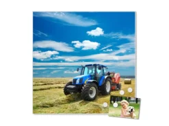 Clearance Banjado Magnettafel 50x50cm Magnetwand Weiß Aus Metall Magnetpinnwand Pinnwand Inkl. 4 Magnete Motiv Traktor