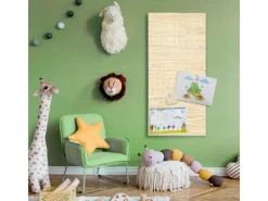 Online Banjado Magnettafel 37x78cm Magnetwand Silber Aus Metall Magnetpinnwand Pinnwand Inkl. 4 Magnete Motiv Bretter