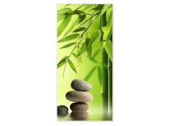 Sale Banjado Magnettafel 37x78cm Magnetwand Weiß Aus Metall Magnetpinnwand Pinnwand Inkl. 4 Magnete Motiv Innere Ruhe