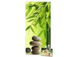 Sale Banjado Magnettafel 37x78cm Magnetwand Weiß Aus Metall Magnetpinnwand Pinnwand Inkl. 4 Magnete Motiv Innere Ruhe