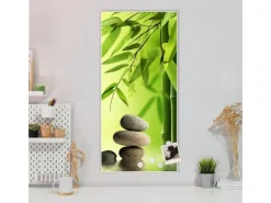 Sale Banjado Magnettafel 37x78cm Magnetwand Weiß Aus Metall Magnetpinnwand Pinnwand Inkl. 4 Magnete Motiv Innere Ruhe