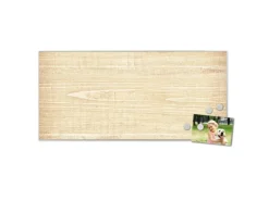 Banjado Magnettafel 78x37cm Magnetwand Silber Aus Metall Magnetpinnwand Pinnwand Inkl. 4 Magnete Motiv Bretter