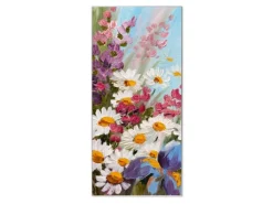 Online Banjado Magnettafel 37x78cm Magnetwand Silber Aus Metall Magnetpinnwand Pinnwand Inkl. 4 Magnete Motiv Sommerstrauss