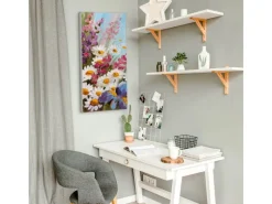 Online Banjado Magnettafel 37x78cm Magnetwand Silber Aus Metall Magnetpinnwand Pinnwand Inkl. 4 Magnete Motiv Sommerstrauss