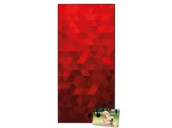 Online Banjado Magnettafel 37x78cm Magnetwand Schwarz Aus Metall Magnetpinnwand Pinnwand Inkl. 4 Magnete Motiv Dreiecke Rot