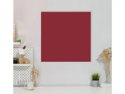 Clearance Banjado Magnettafel 50x50cm Magnetwand Weiß Aus Metall Magnetpinnwand Pinnwand Inkl. 4 Magnete Motiv Burgund