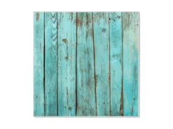 Sale Banjado Magnettafel 50x50cm Magnetwand Weiß Aus Metall Magnetpinnwand Pinnwand Inkl. 4 Magnete Motiv Blaues Holz