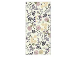 Banjado Magnettafel 37x78cm Magnetwand Weiß Aus Metall Magnetpinnwand Pinnwand Inkl. 4 Magnete Motiv Florale Tapete