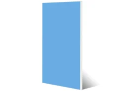 Banjado Magnettafel 37x78cm Magnetwand Weiß Aus Metall Magnetpinnwand Pinnwand Inkl. 4 Magnete Motiv Pastellblau