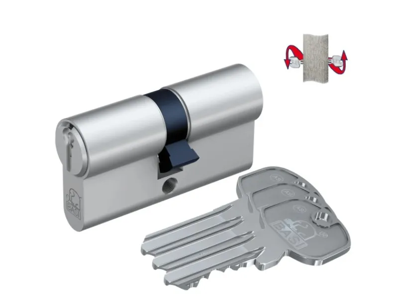 Discount Basi - AS - Profil-Doppelzylinder - 35/85 mm - Verschiedenschließend - Not- und Gefahrenfunktion