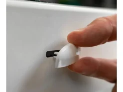 Bauheld Fenster Wasserschlitzkappen 25 bis 30 mm 30 Stück Ral 9003