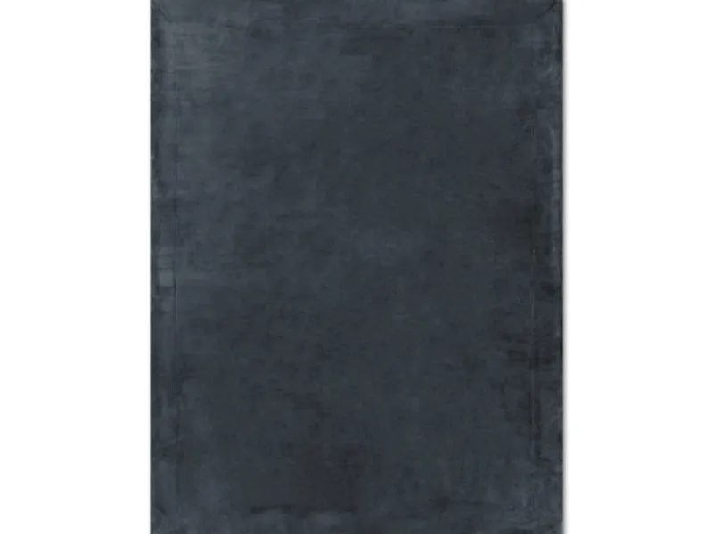 Beautissu Alina Decke 220x240cm Anthrazit/Anthrazit