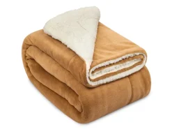 New Beautissu Alina Decke 150x200cm Beige/Weiß