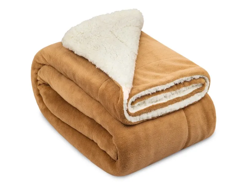 New Beautissu Alina Decke 150x200cm Beige/Weiß