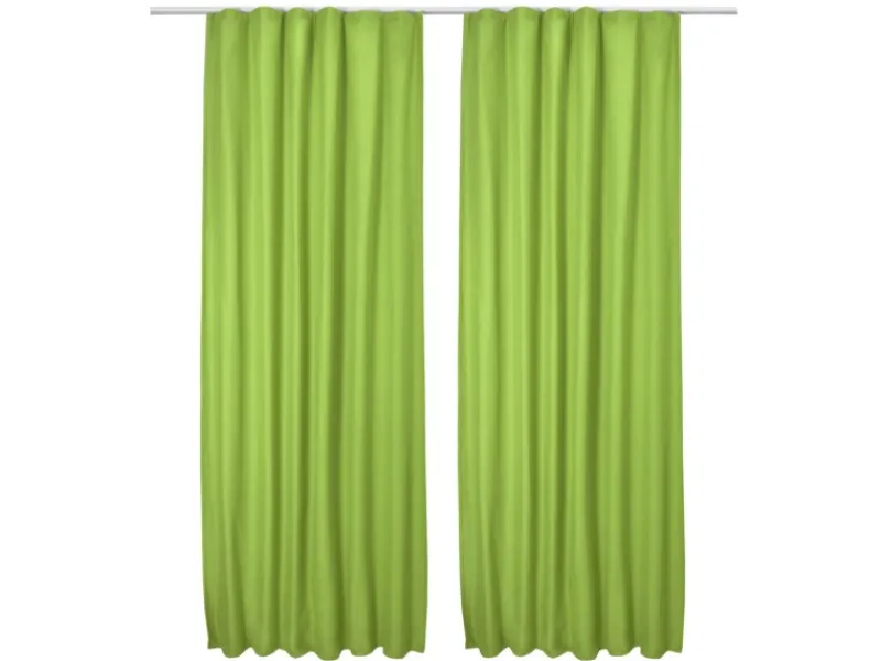 Discount Beautissu Amelie TK Vorhang mit Kräuselband 140x245cm 2tlg Grün