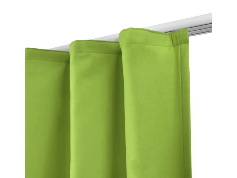 Discount Beautissu Amelie TK Vorhang mit Kräuselband 140x245cm 2tlg Grün