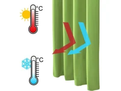 Online Beautissu Amelie TO Vorhang mit Öse 140x245cm 2tlg Grün