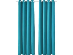 Online Beautissu Amelie TO Vorhang mit Öse 140x245cm 2tlg Türkis