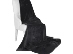 Discount Beautissu Aurelia Decke 220x240cm Schwarz