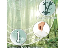 Best Beautissu BeauErgo BN Memory Foam Nackenstützkissen Bambus 65x40x14