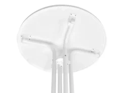 Beautissu Bellini Stehtisch Ø70x110cm Weiß