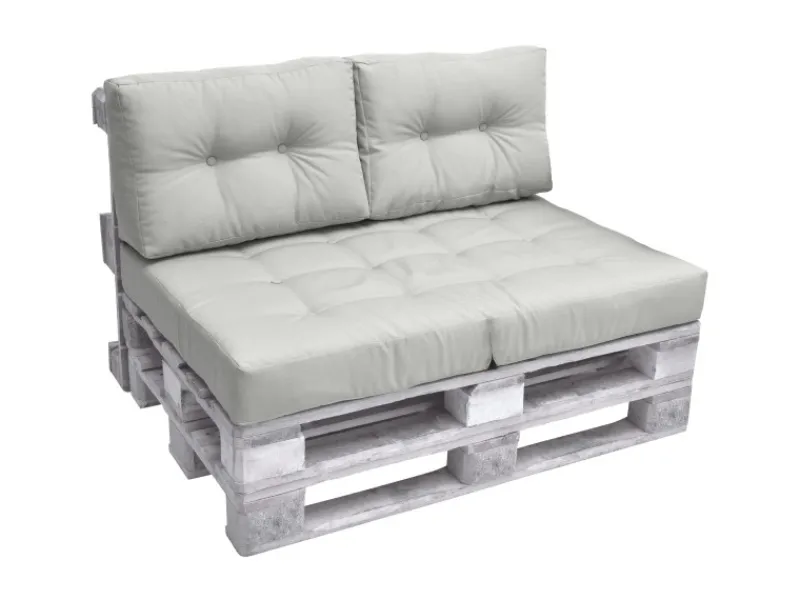 Beautissu ECO Elements Palettenkissen Sitz + Rücken 2tlg