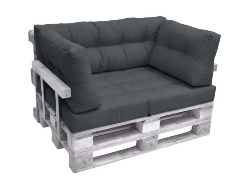 Beautissu ECO Elements Palettenkissen Rücken 60x40x20cm 2tlg