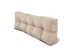 Best Beautissu ECO Style Palettenkissen Rücken 120x40x10cm Natur Beige