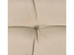 Best Beautissu ECO Style Palettenkissen Rücken 120x40x10cm Natur Beige