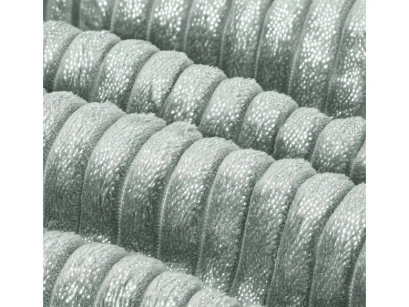 Clearance Beautissu Elisa Decke 150x200cm Hellgrau