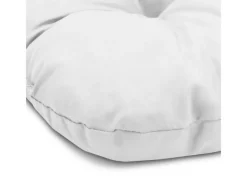 New Beautissu Lisa Stuhlkissen 40x40x8cm 4tlg Weiß