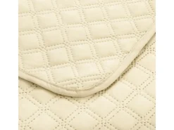 Beautissu Olivia Tagesdecke 220x240cm Creme